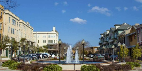 Town square plaza